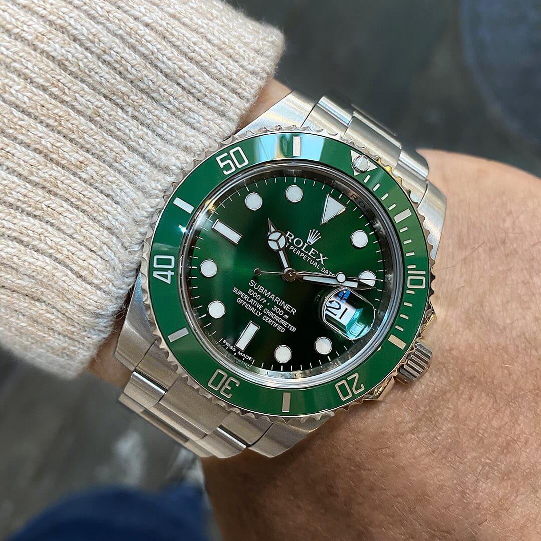 SUBMARINER VERT "HULK" 116610LV POUR HOMME