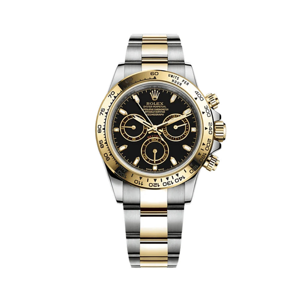 Daytona ref 116503 steelgold  Black dial